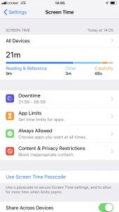 Screen Time in iOS 12