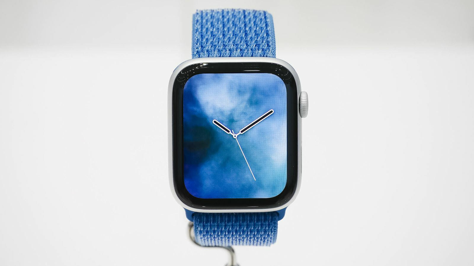 A blue Apple Watch 4, courtesy toolstotal.com